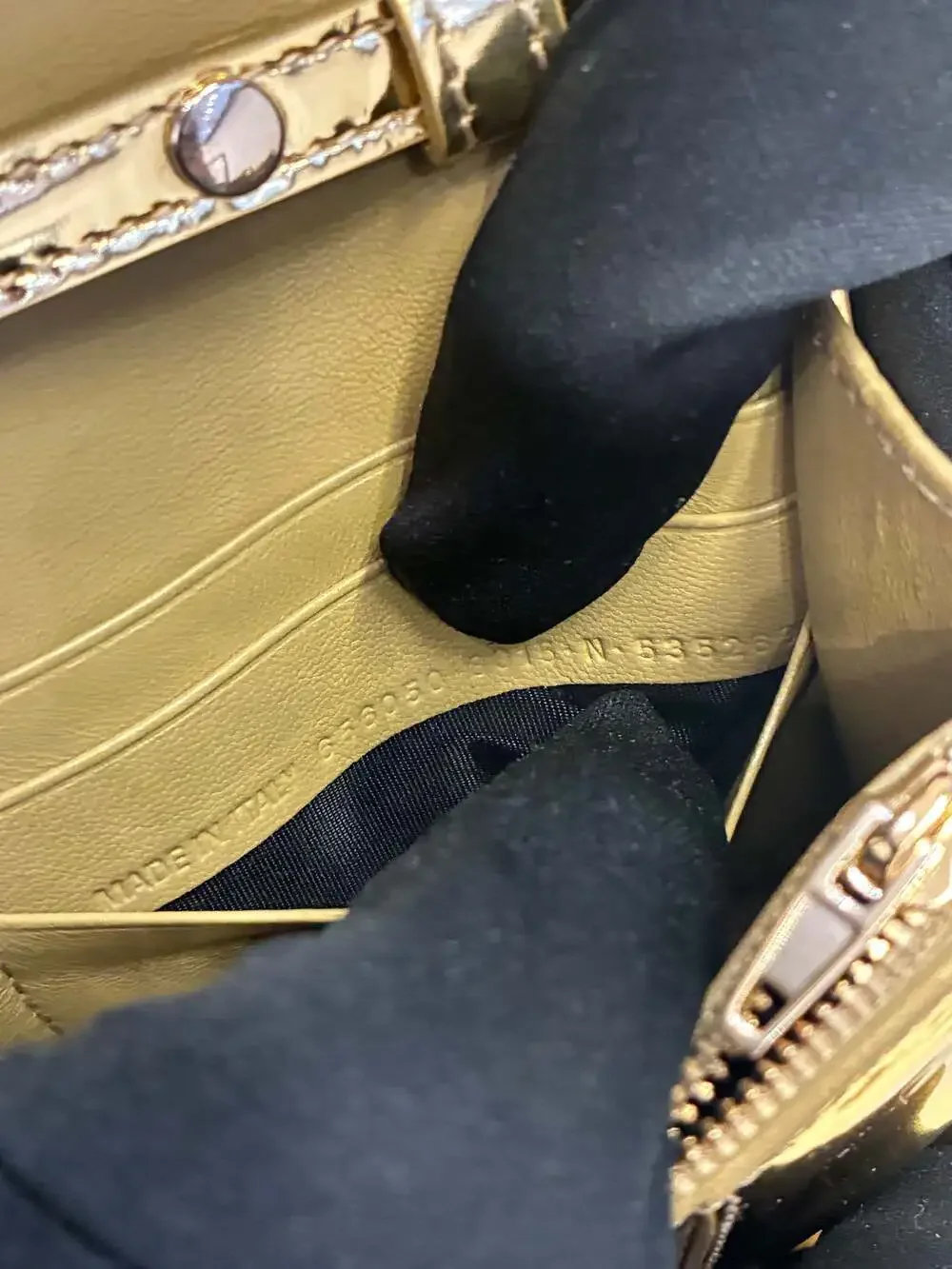 Balenciaga Hourglass Chain Wallet #343673B12B